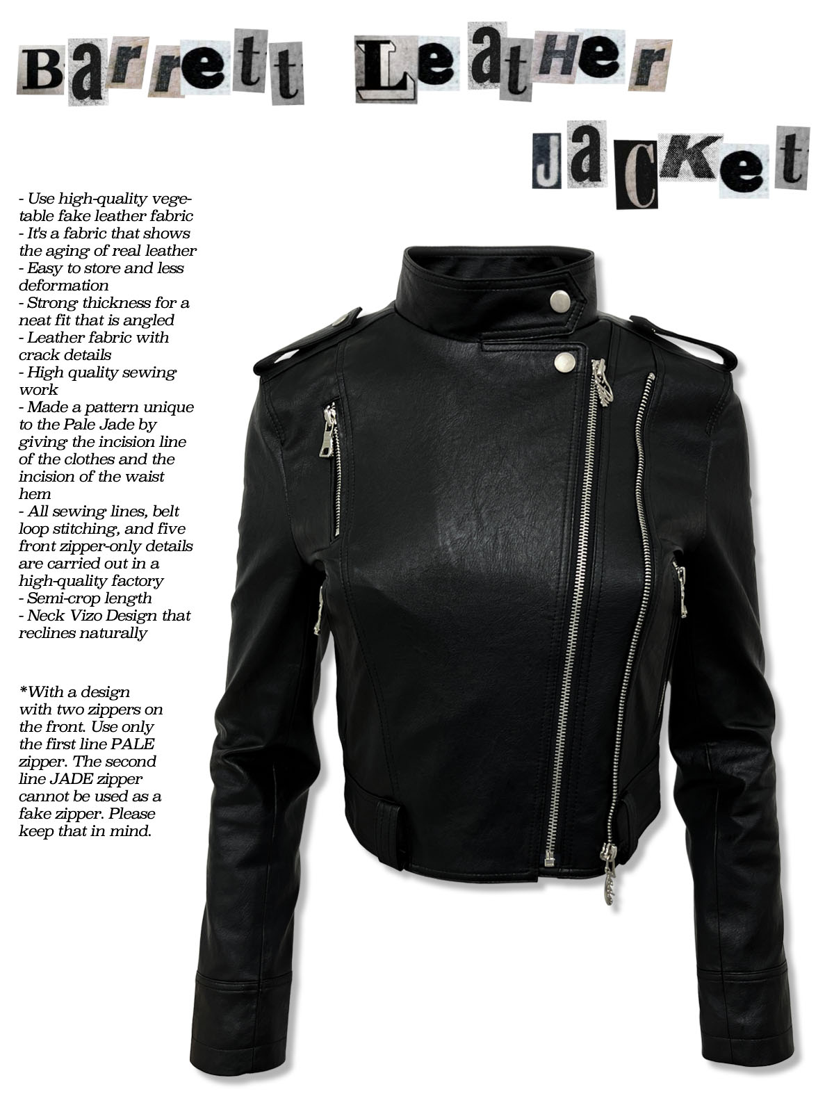 Barrett Leather Jacket - black