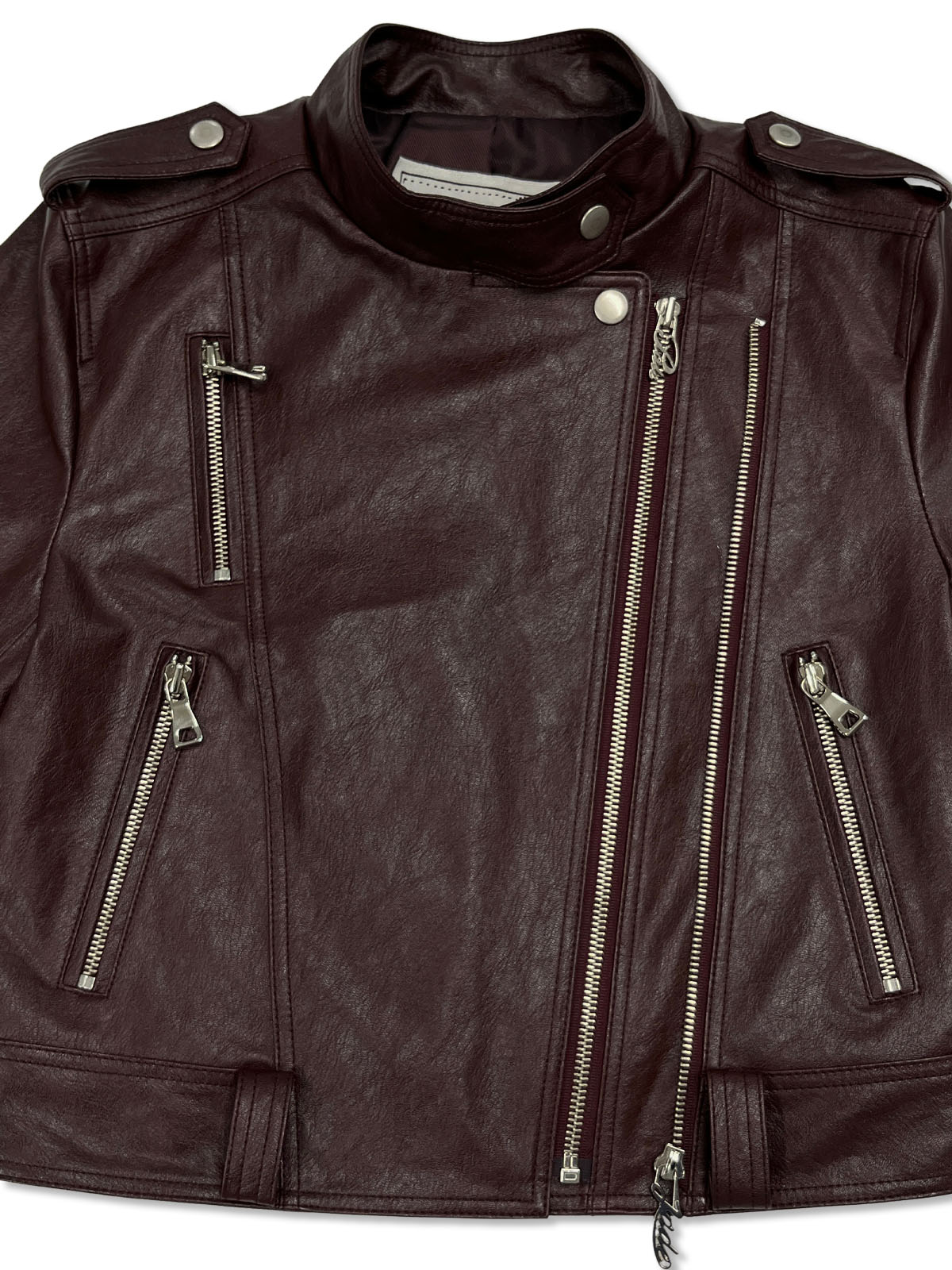 Barrett Leather Jacket - burgundy