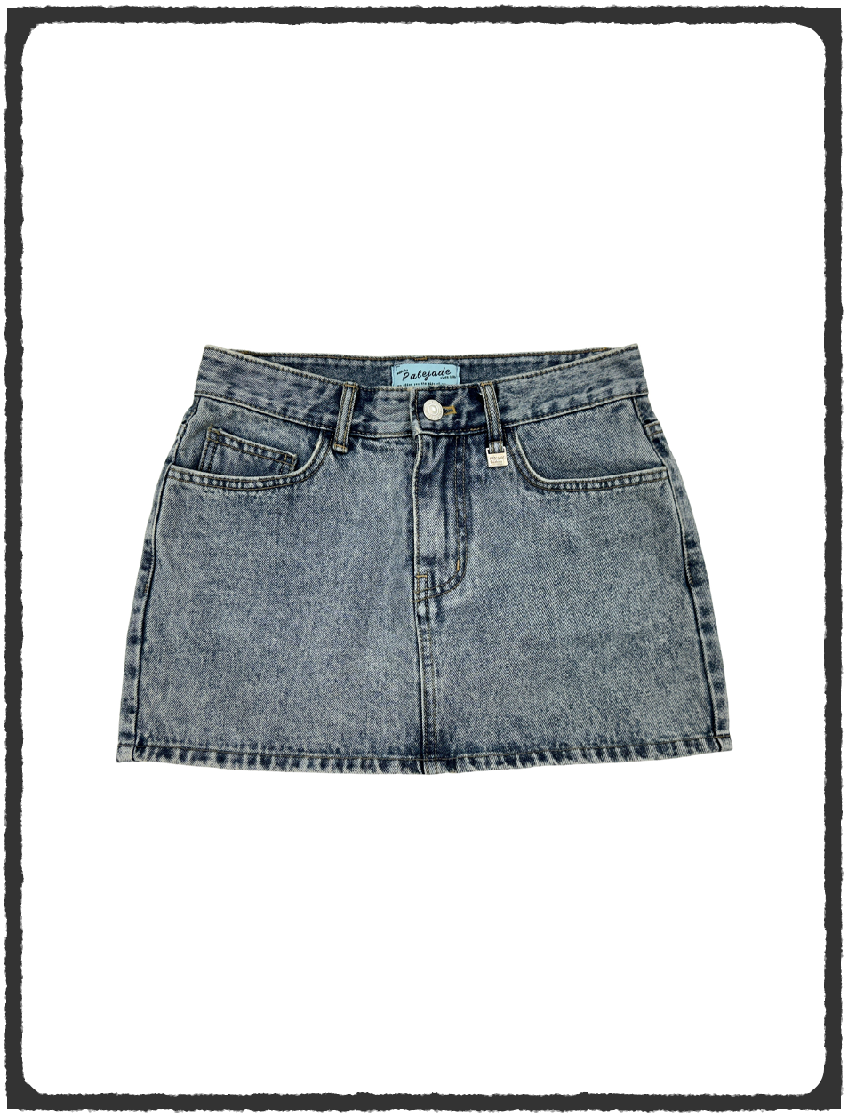 Vintage Jean Micro Skirt